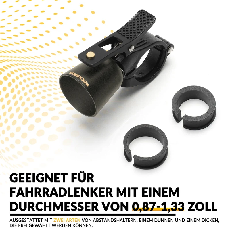 ROCKBROS Fahrradklingel Laut Retro Klingel voor MTB Rennrad Vier Farben