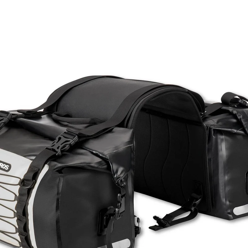ROCKBROS Motorrad Gepäckträgertaschen wasserdicht Motorradtasche 62L