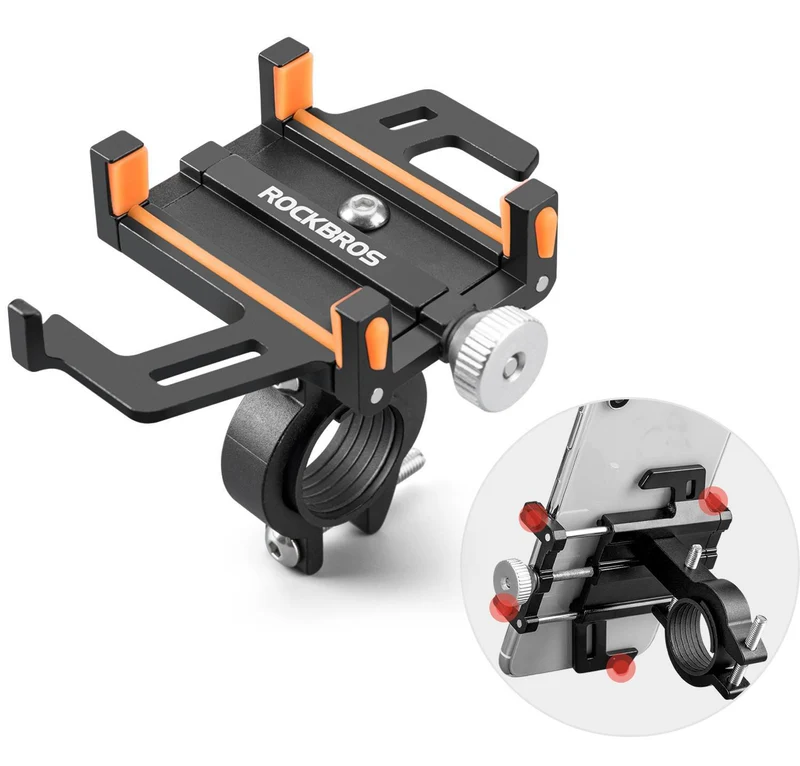 ROCKBROS Fahrrad Motorrad Handyhalterung met 360 Rotatie Clip