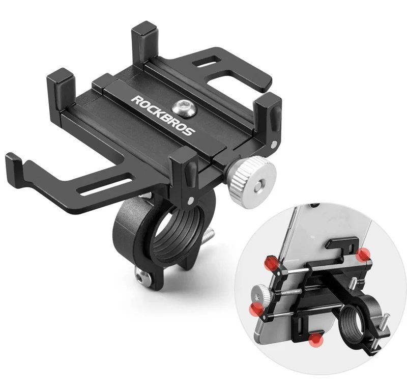 ROCKBROS Fahrrad Motorrad Handyhalterung met 360 Rotatie Clip