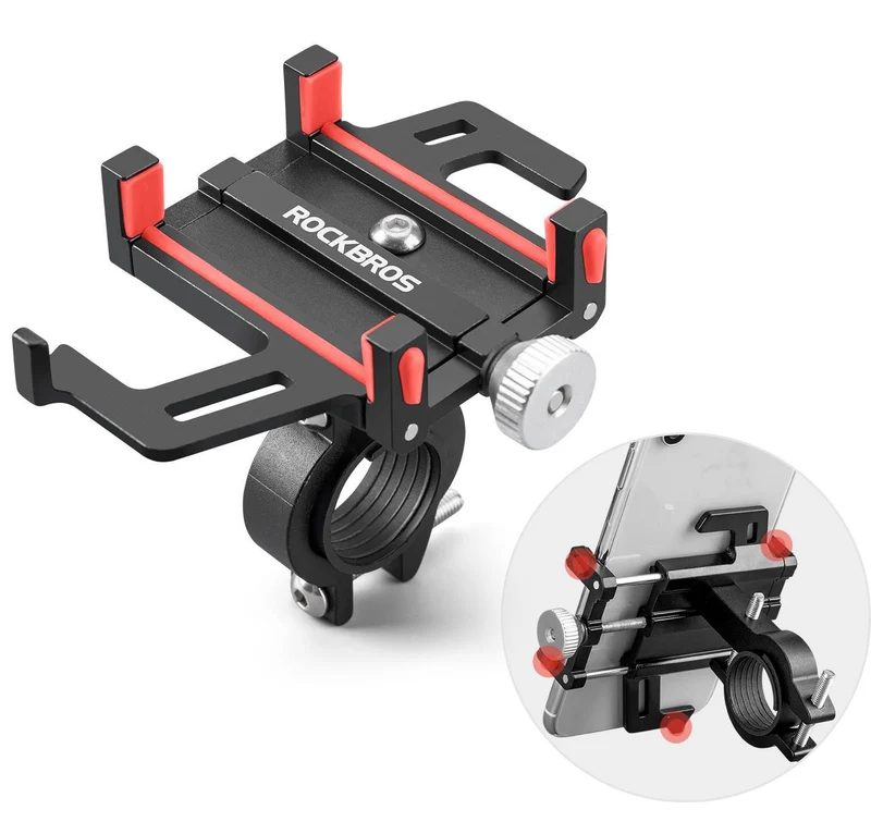 ROCKBROS Fahrrad Motorrad Handyhalterung met 360 Rotatie Clip
