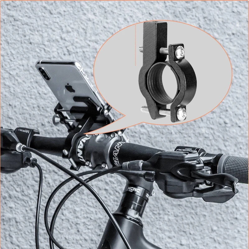ROCKBROS Fahrrad Motorrad Handyhalterung met 360 Rotatie Clip