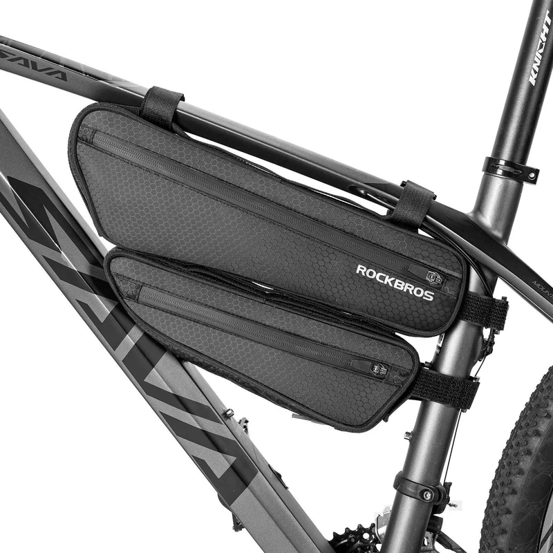 ROCKBROS 2 у 1 Fahrradtasche Set Rahmentasche Oberrohrtasche 2,5L