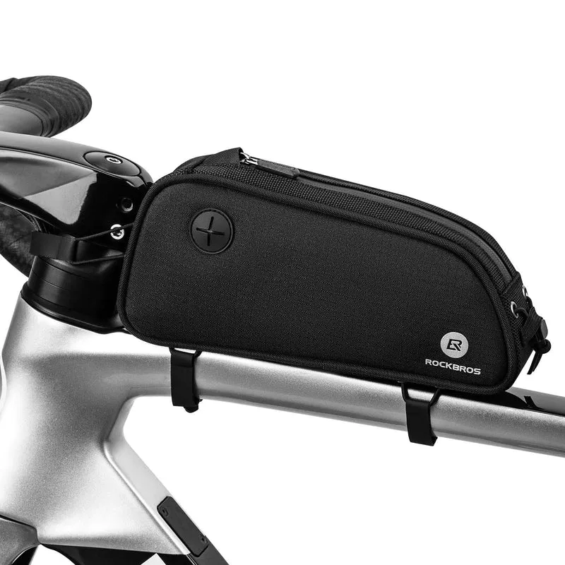 ROCKBROS Fahrrad Rahmentasche 1.3L MTB Oberrohrtasche Zwart