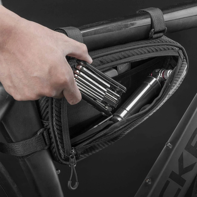 ROCKBROS Rahmentasche wasserdicht Dreieckstasche für MTB & Rennräder 1,2L