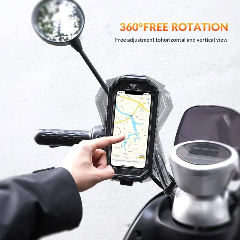 ROCKBROS Smartphone Halterung 360° Drehbar voor 6,8 Zoll Smartphone