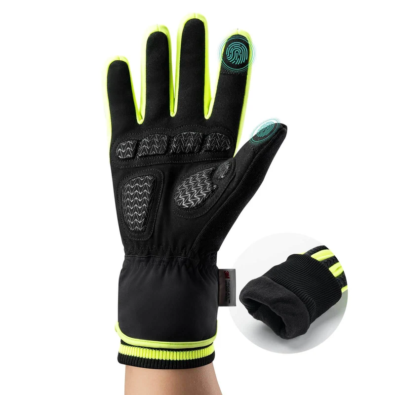 ROCKBROS Handschoen Fahrradhandschoen Touchscreen Thinsulate Skihandschoen