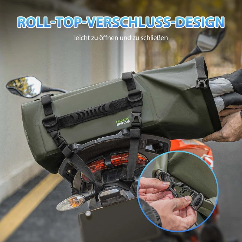 ROCKBROS Motorrad Hecktasche 100% Wasserdichte Motorrad Gepäcktasche каля 30 л