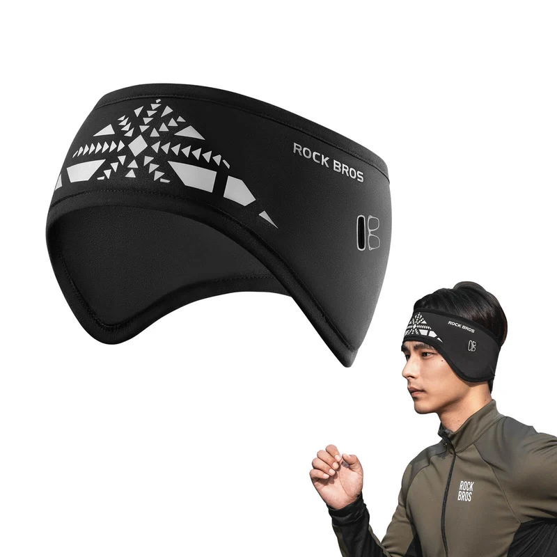 ROCKBROS Elastische Winterband met Klettverschluss Ohrenwärmer Unisex