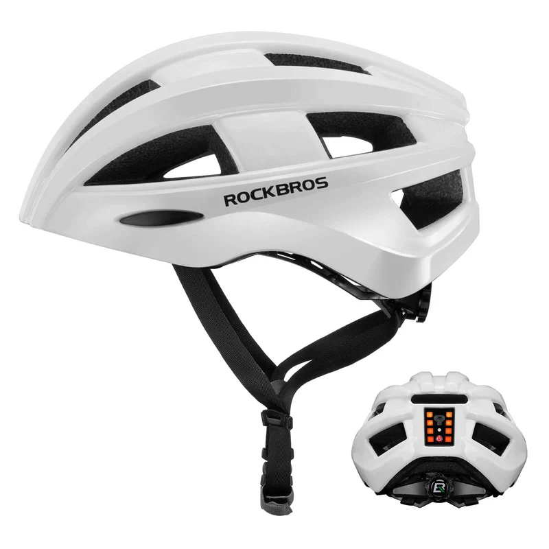 Fahrradhelm met ruglicht 55-60cm