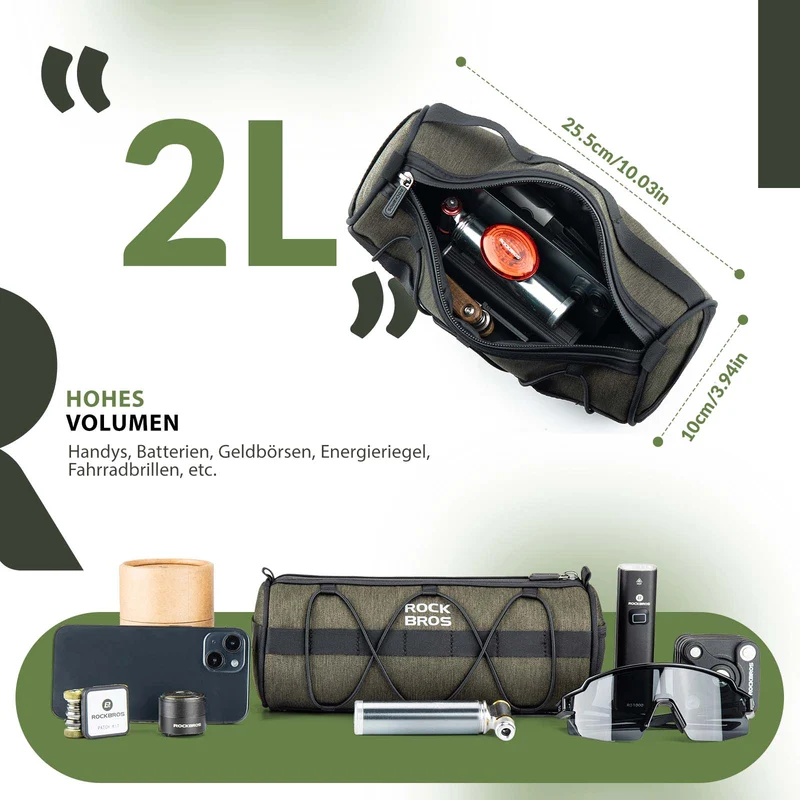 ROCKBROS Lenkertasche multifunctionele multifunctionele houder met schuldhulpmiddel