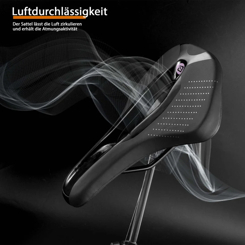 ROCKBROS Fahrrad Sattel Ergonomische Stoßdämpfender Fahrradsattel Unisex
