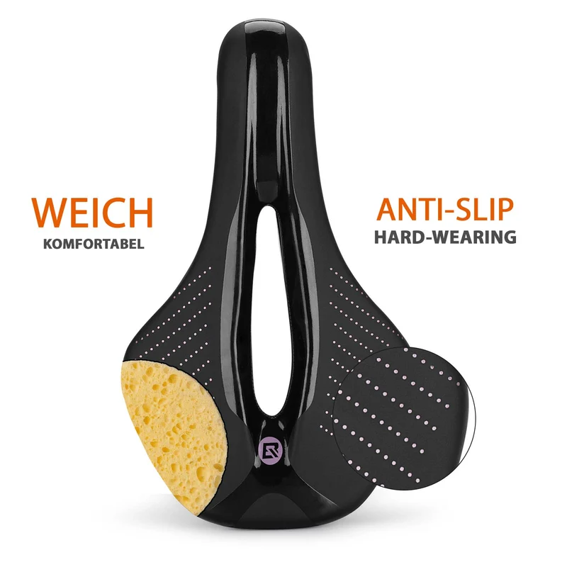ROCKBROS Fahrrad Sattel Ergonomische Stoßdämpfender Fahrradsattel Unisex