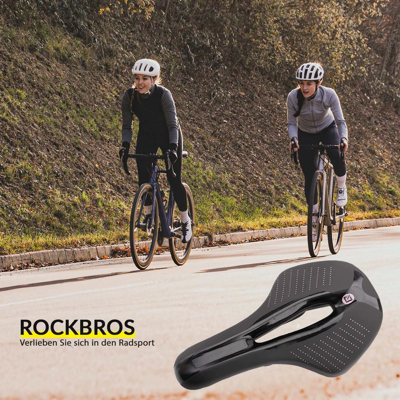 ROCKBROS Fahrrad Sattel Ergonomische Stoßdämpfender Fahrradsattel Unisex