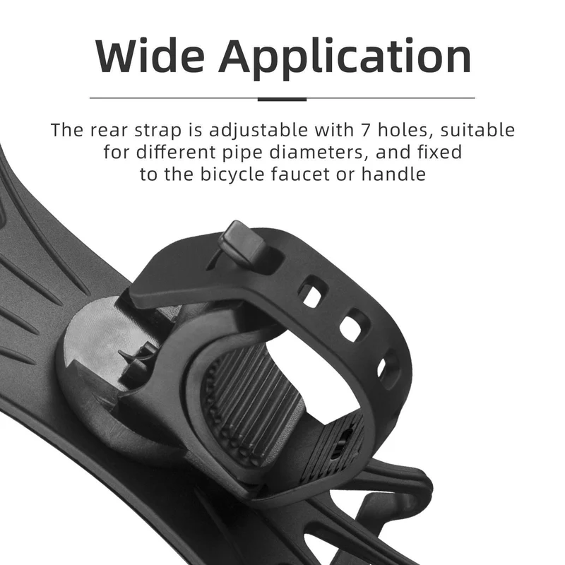 ROCKBROS Handyhalterung uit Silikon 360° Drehbar voor Motorrad & Fahrrad