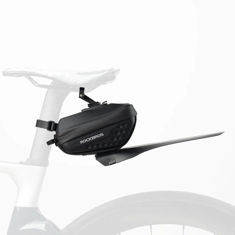 ROCKBROS Fahrrad Satteltasche mit Schutzblech Wasserabweisend 1,3 л/0.8 л