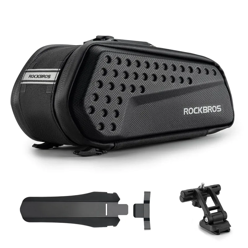 ROCKBROS Fahrrad Satteltasche mit Schutzblech Wasserabweisend 1,3 л/0.8 л