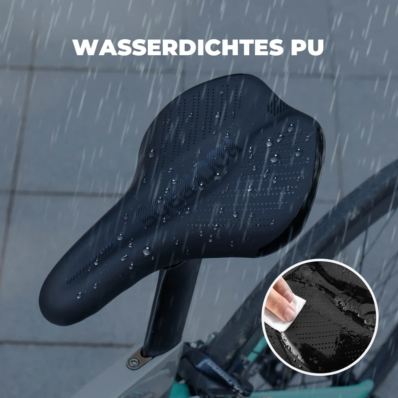 Fahrradsattel Komfortabel Gel met überzug & Schraubenschlüssel