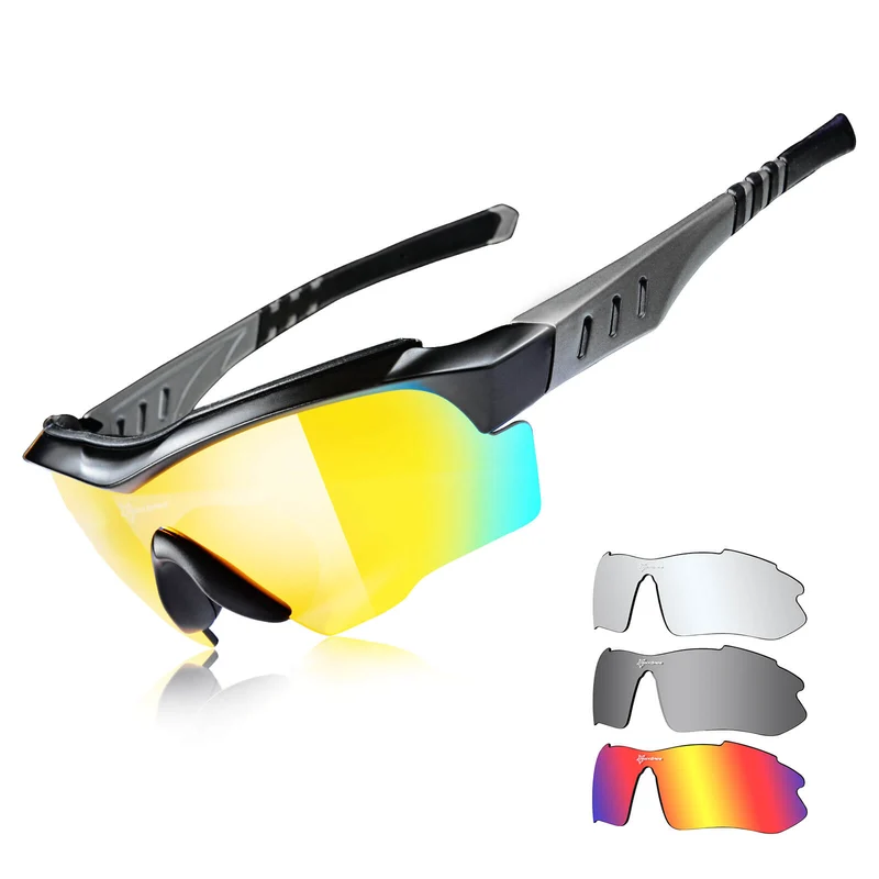 Gepolariseerde bril met wechselbare glazen UV-bescherming, unisex