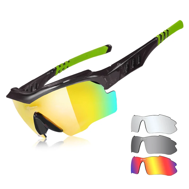Gepolariseerde bril met wechselbare glazen UV-bescherming, unisex