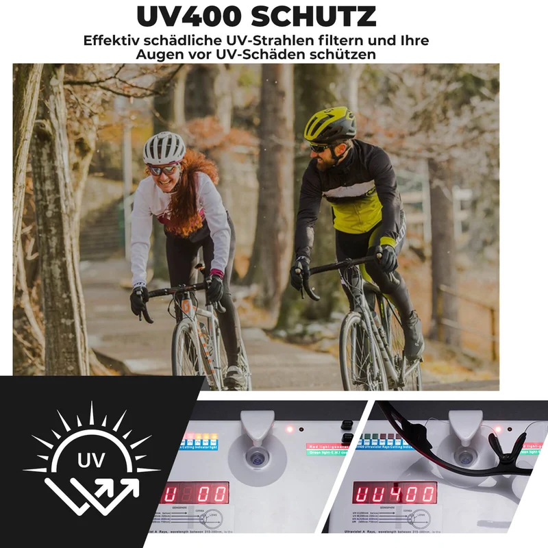Gepolariseerde bril met wechselbare glazen UV-bescherming, unisex