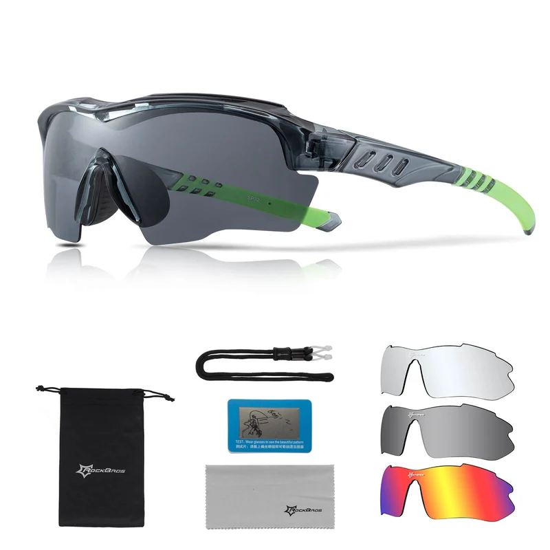 Gepolariseerde bril met wechselbare glazen UV-bescherming, unisex