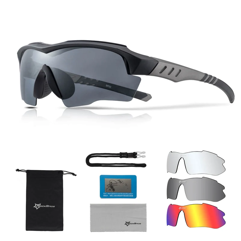 Gepolariseerde bril met wechselbare glazen UV-bescherming, unisex