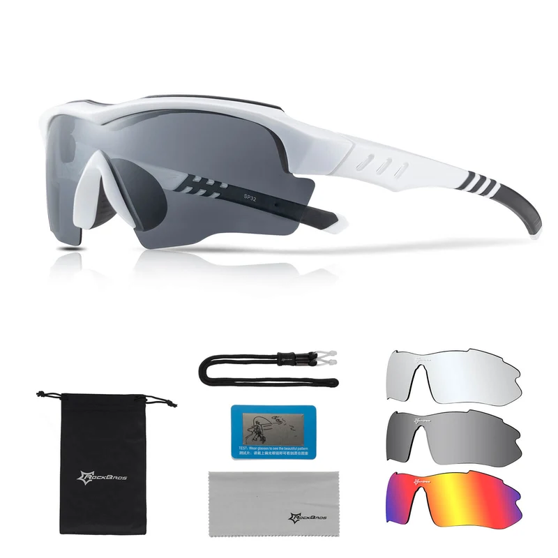 Gepolariseerde bril met wechselbare glazen UV-bescherming, unisex
