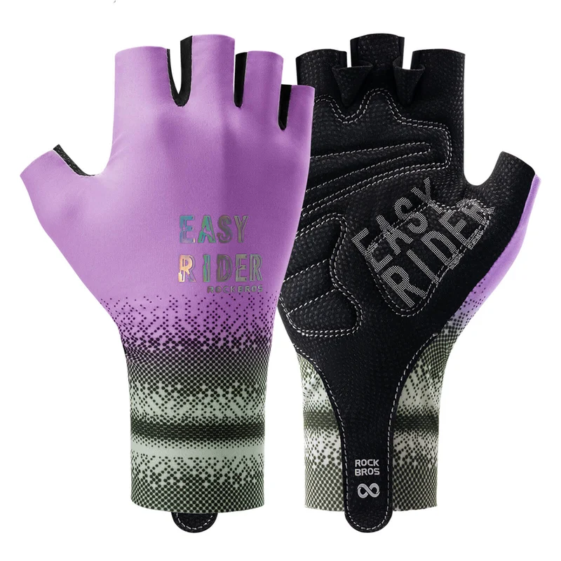 Halbfinger-Fahrradhandschuhe Atmungsaktiv Rutschfest Summer