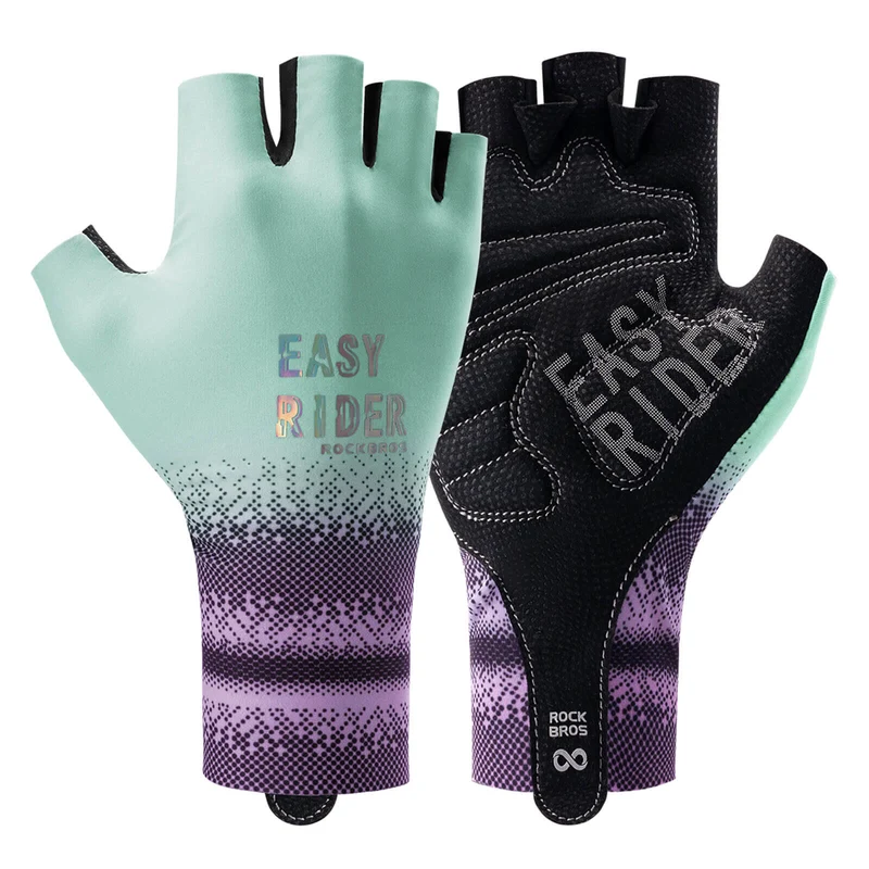 Halbfinger-Fahrradhandschuhe Atmungsaktiv Rutschfest Summer