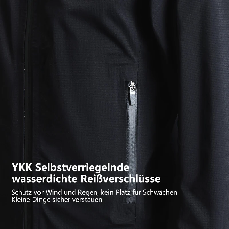 ROAD TO SKY regenjack met fahrradjack winddicht unisex voor MTB en renners