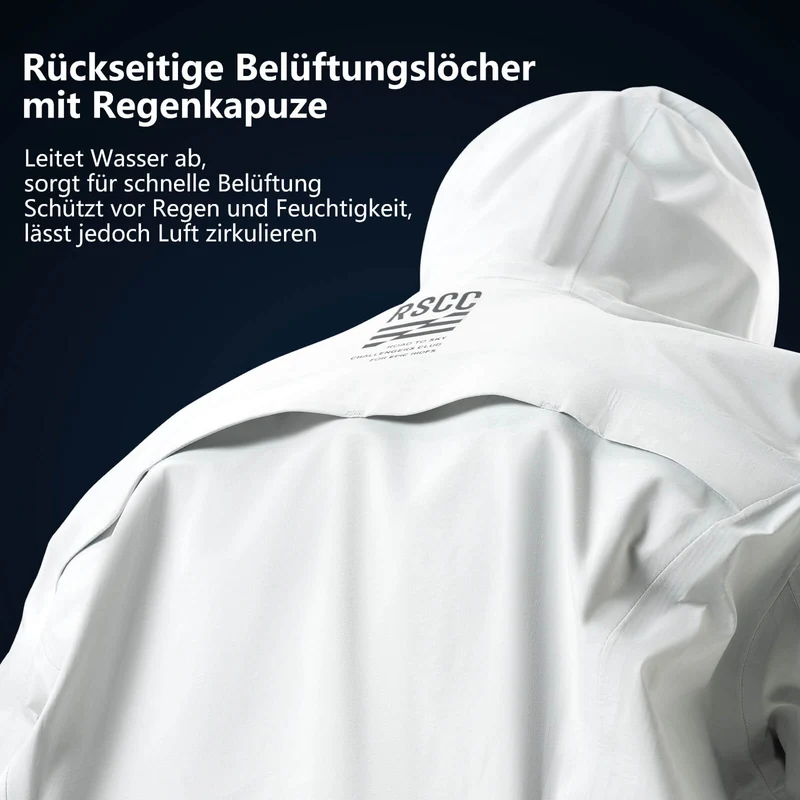 ROAD TO SKY regenjack met fahrradjack winddicht unisex voor MTB en renners