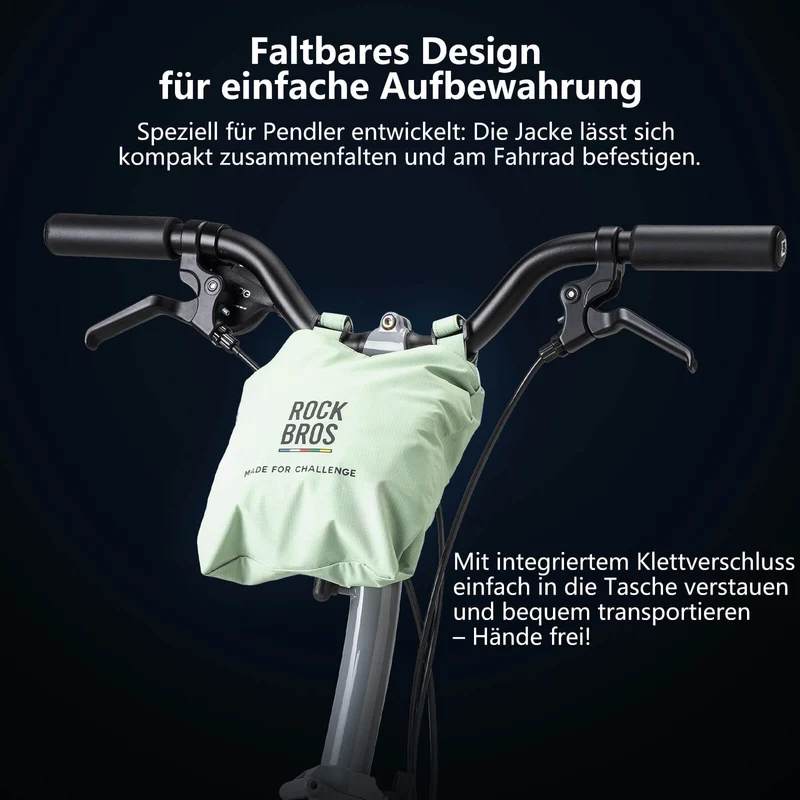 ROAD TO SKY regenjack met fahrradjack winddicht unisex voor MTB en renners