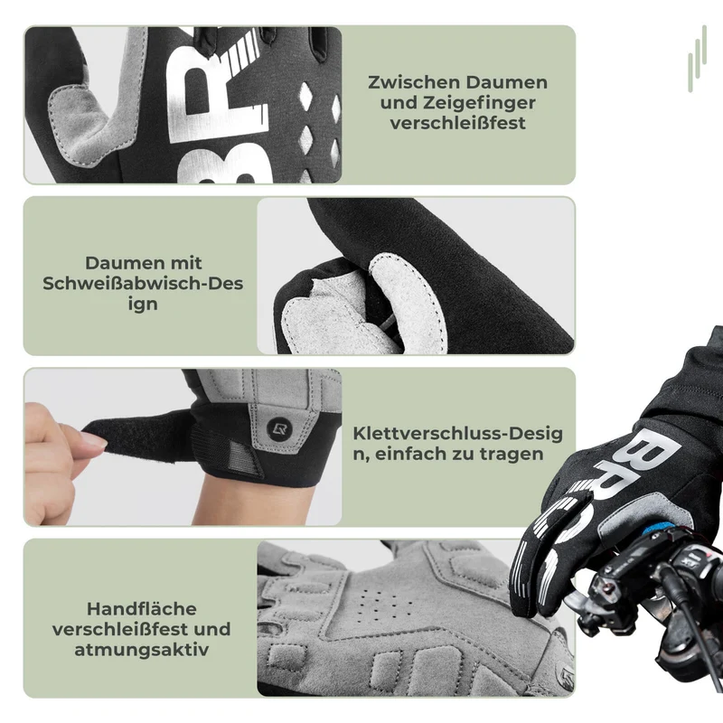 ROCKBROS Vollfinger Handschoen met Touchscreen-functie