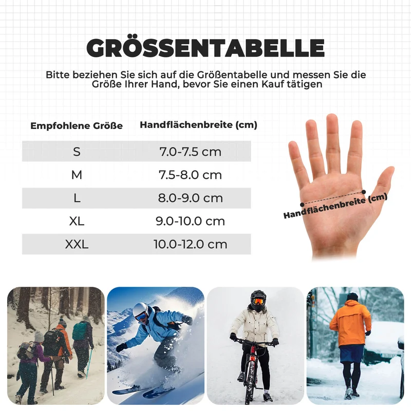 ROCKBROS Vollfinger Handschoen met Touchscreen-functie