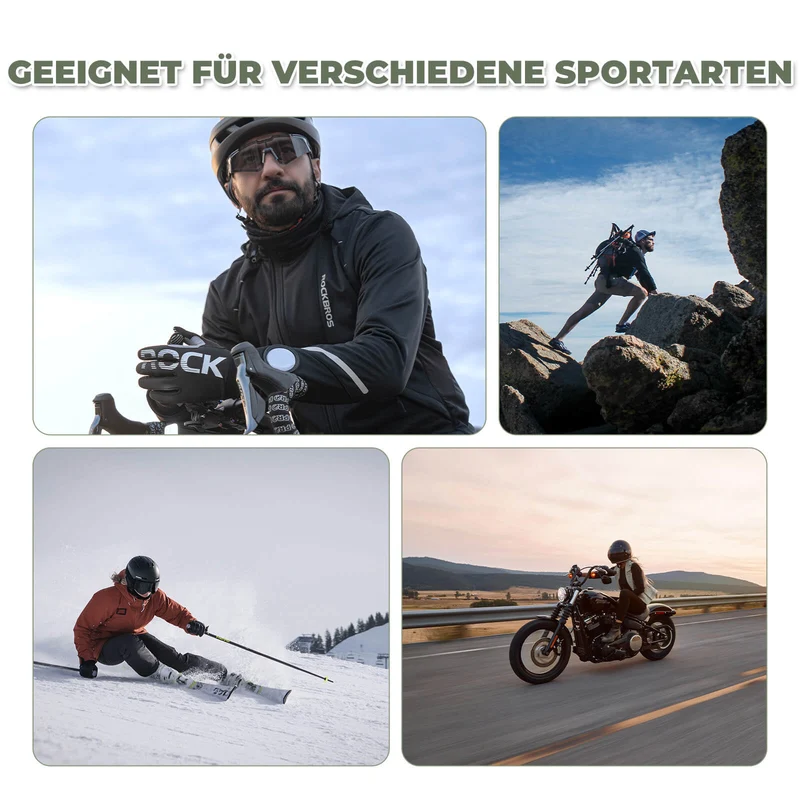 ROCKBROS Vollfinger Handschoen met Touchscreen-functie