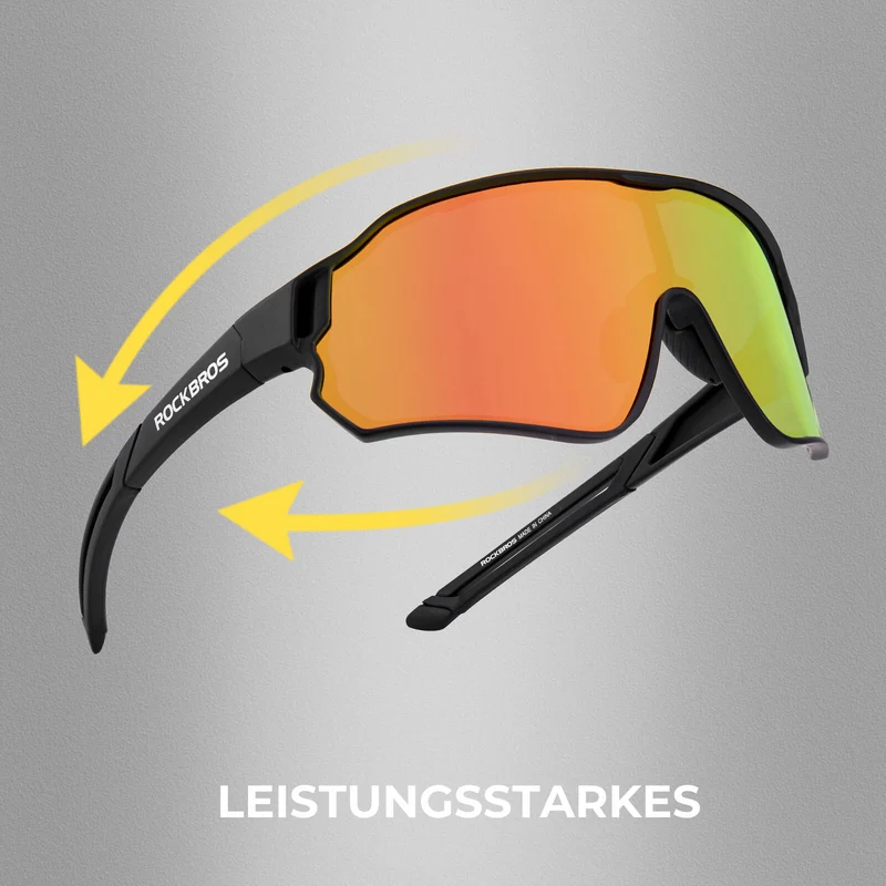 Fahrradbrille Polarisiert UV400 Schutz Ultraleicht