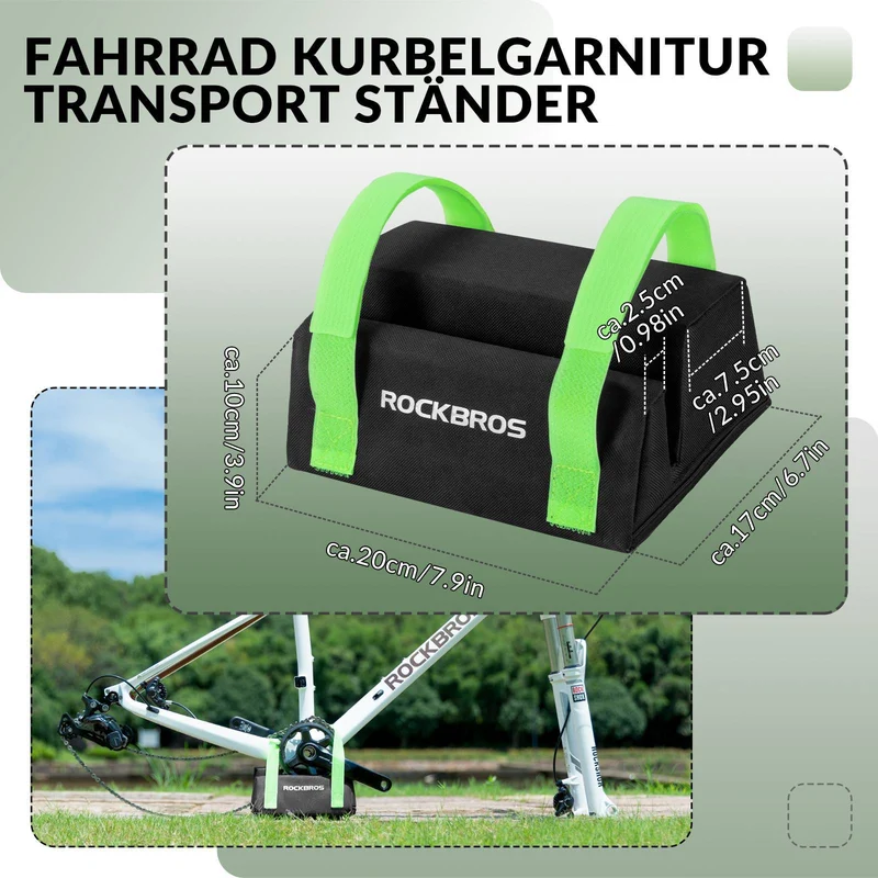 ROCKBROS Fahrrad Kettenradgarnitur Schutzpolster Fahrradzubehör Universeel