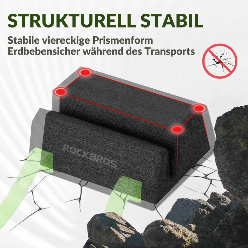 ROCKBROS Fahrrad Kettenradgarnitur Schutzpolster Fahrradzubehör Universeel