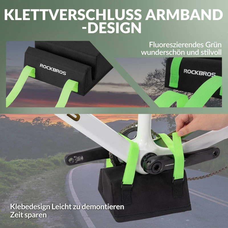 ROCKBROS Fahrrad Kettenradgarnitur Schutzpolster Fahrradzubehör Universeel