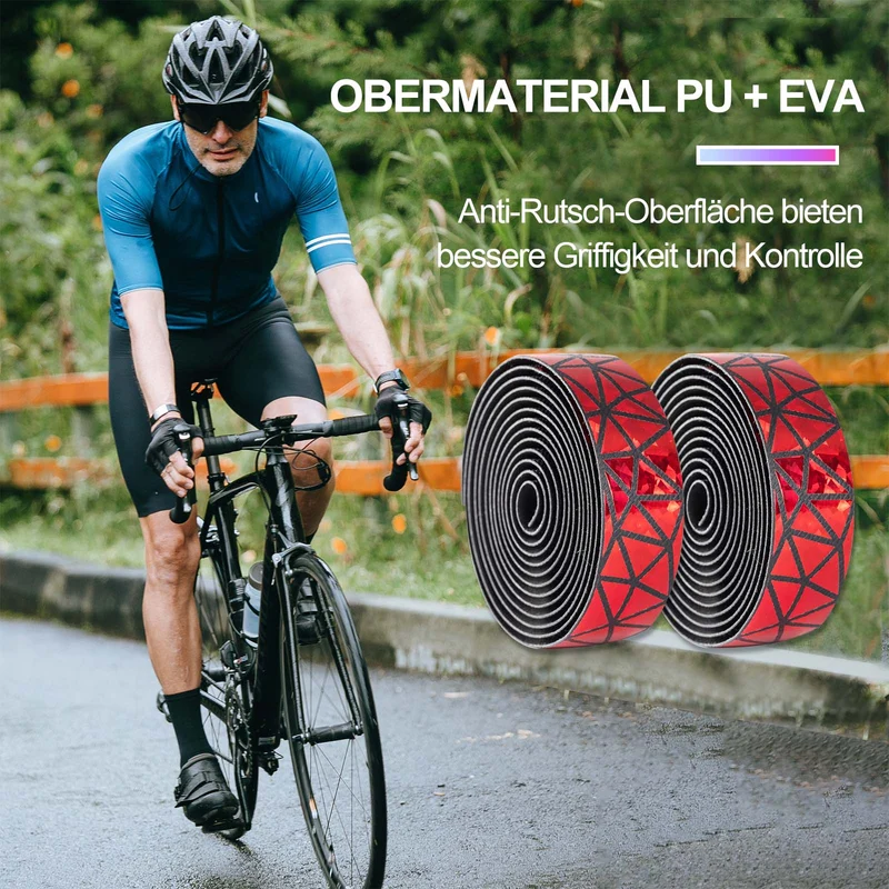 ROCKBROS rutschfest Fahrrad Lenkerband voor MTB Rennrad 2 Rollen