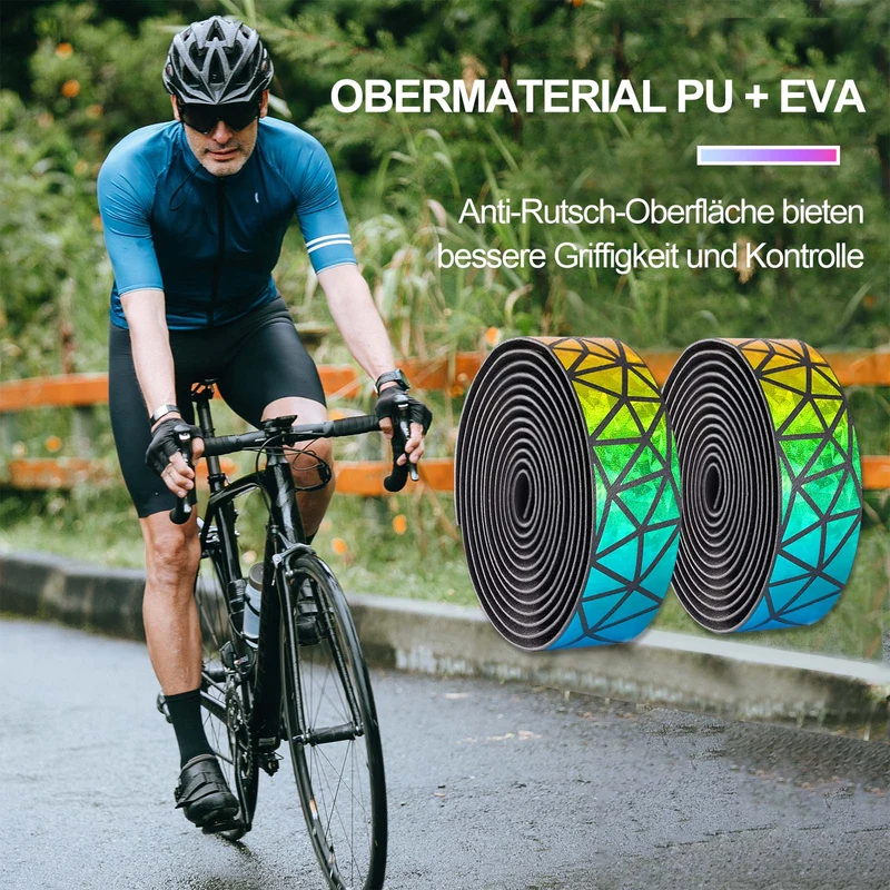 ROCKBROS rutschfest Fahrrad Lenkerband voor MTB Rennrad 2 Rollen