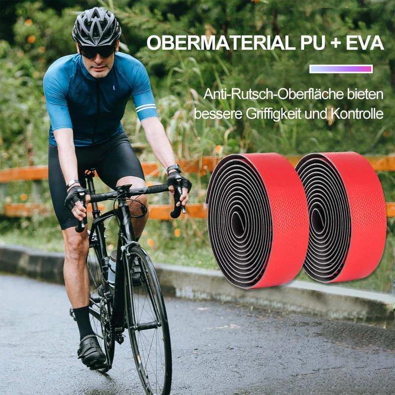 ROCKBROS rutschfest Fahrrad Lenkerband voor MTB Rennrad 2 Rollen