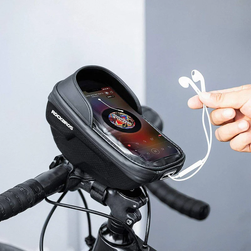 ROCKBROS Fahrrad Lenkertasche Handyhalterung met TPU-touchscreen