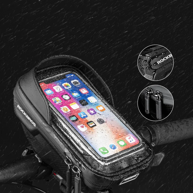 ROCKBROS Fahrrad Lenkertasche Handyhalterung met TPU-touchscreen
