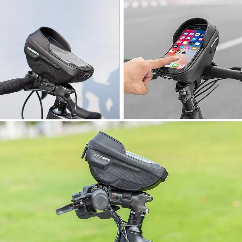 ROCKBROS Fahrrad Lenkertasche Handyhalterung met TPU-touchscreen