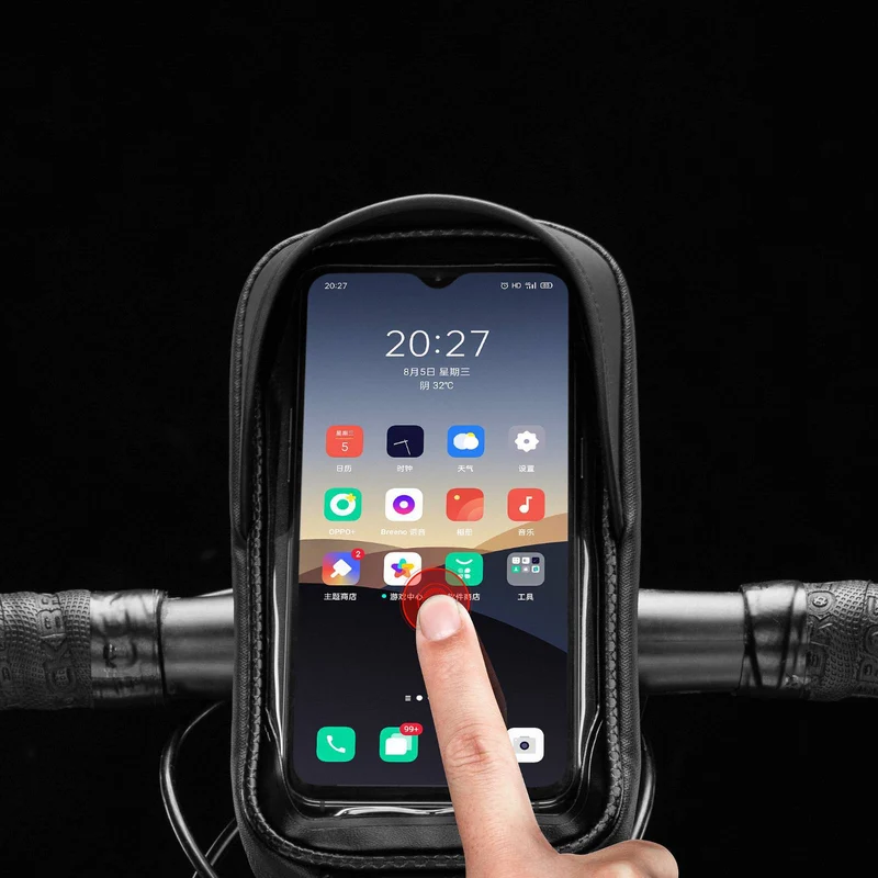 ROCKBROS Fahrrad Lenkertasche Handyhalterung met TPU-touchscreen