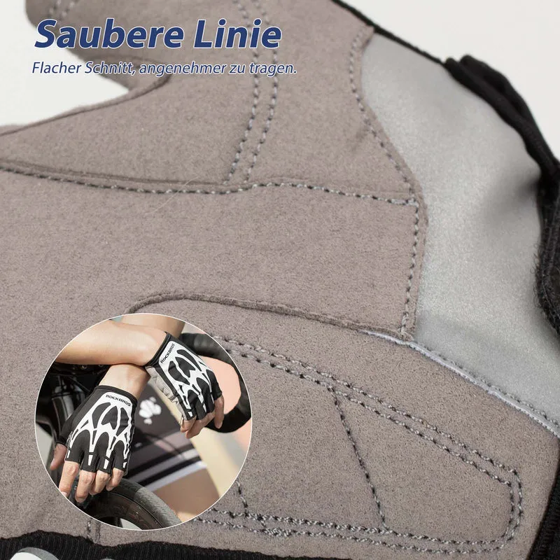 ROCKBROS Radsport Touchscreen Fingerlose Handschuhe Frühling