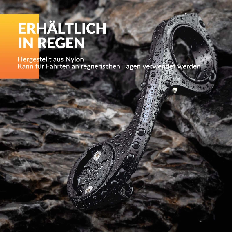 ROCKBROS Fahrradcomputer Halterung Compatibel mit Garmin/iGPSPORT für Lenker 32-35mm