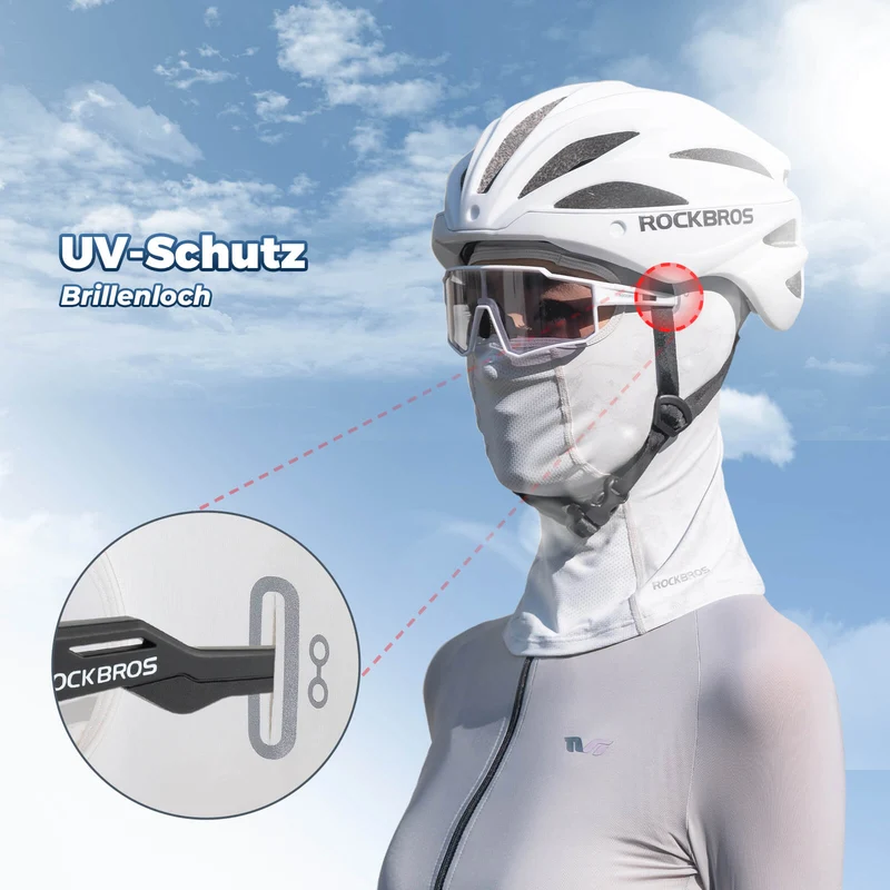 ROCKBROS Summer Sturmhaube UPF40+ Балаклава Gesichtsmaske Schnelltrocknend